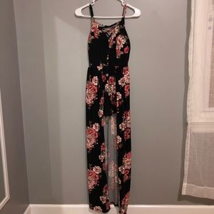 ❗️SOLD❗️No Boundaries | Floral Maxi Romper